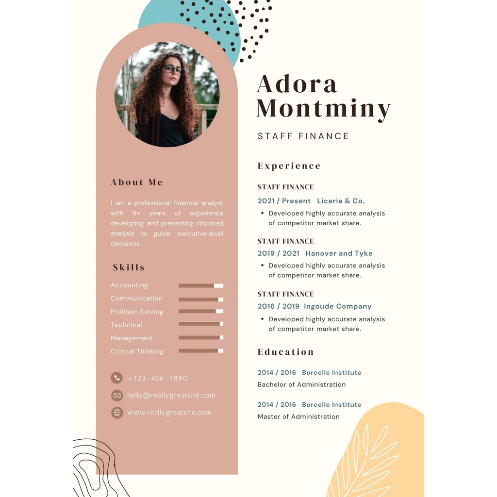 Desain CV dan Surat Lamaran Kerja