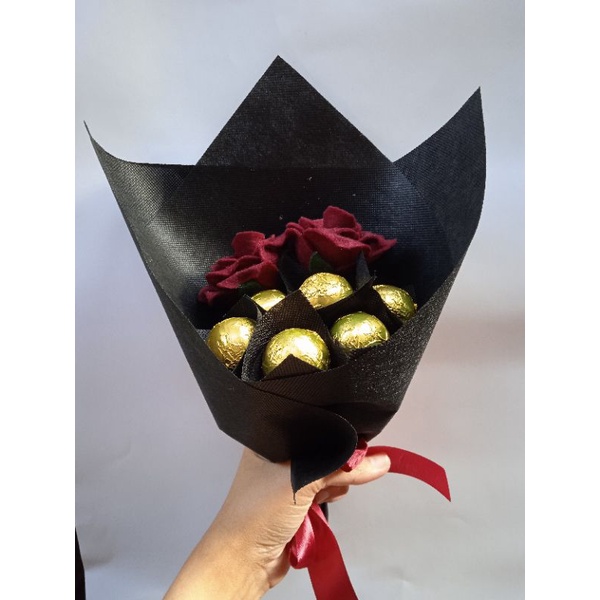 

buket coklat bulat isi 6