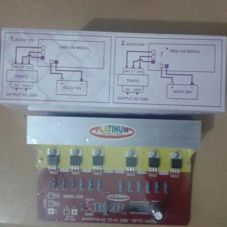 AVRIL - KIT/MODUL INVERTER DC 12-24 V TO AC 220 V- UP TO 1000 WATT