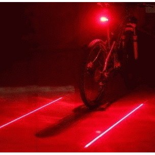 Lampu Sepeda Laser Line Garis Merah Biru Gowes Aksesoris Sepeda-gwengrosir09