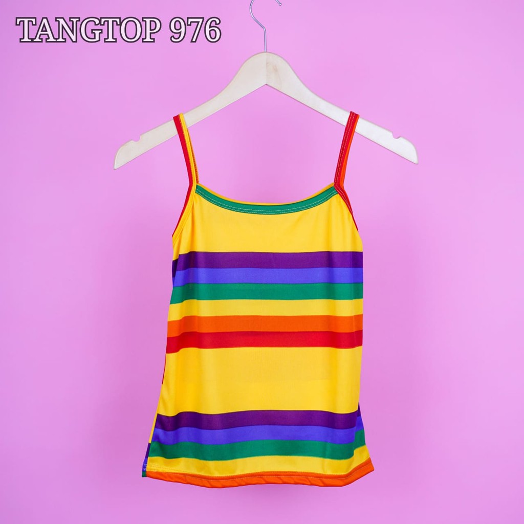 SF - TankTop Deca Tdye / Atasan Wanita Tangtop Triana Tie Dye Tali Kecil / Tang Top Tali Spaghetti-TANK 976