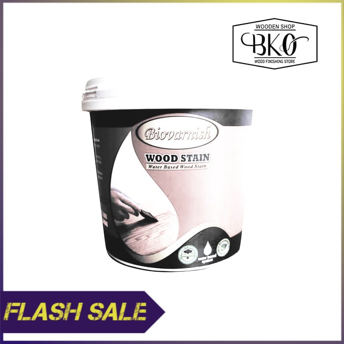 cat kayu woodstain waterbased biovarnish
