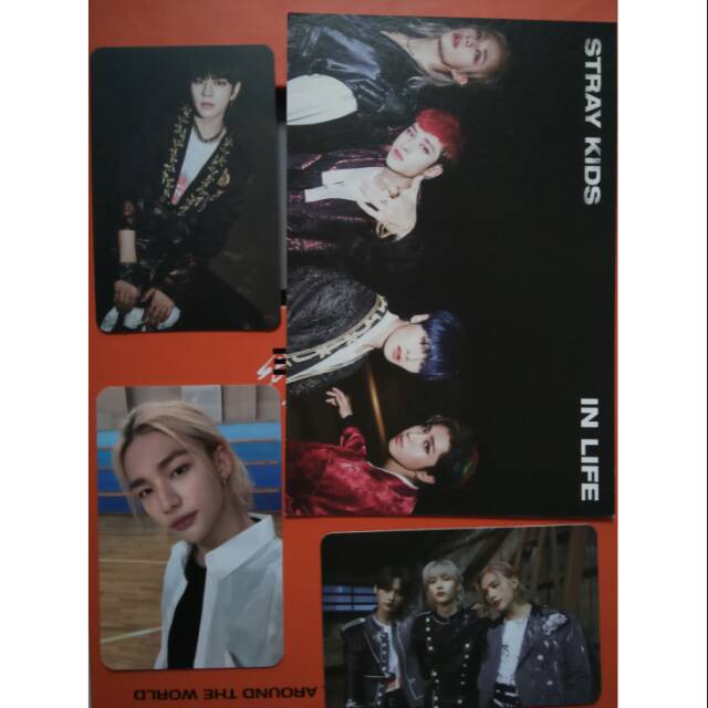 Pc STRAY KIDS  IN LIFE ALBUM (Hyunjin appmus, Seungmin consept, 3racha) and Postcard A type