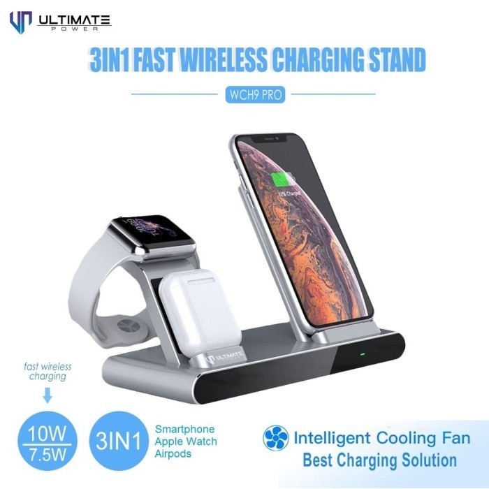 Ultimate Power 3in1 Fast Wireless Charger
