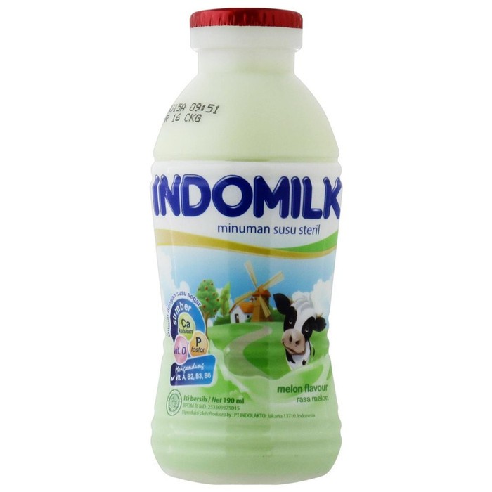 

Indomilk Susu Steril Rasa Melon Botol 190ml