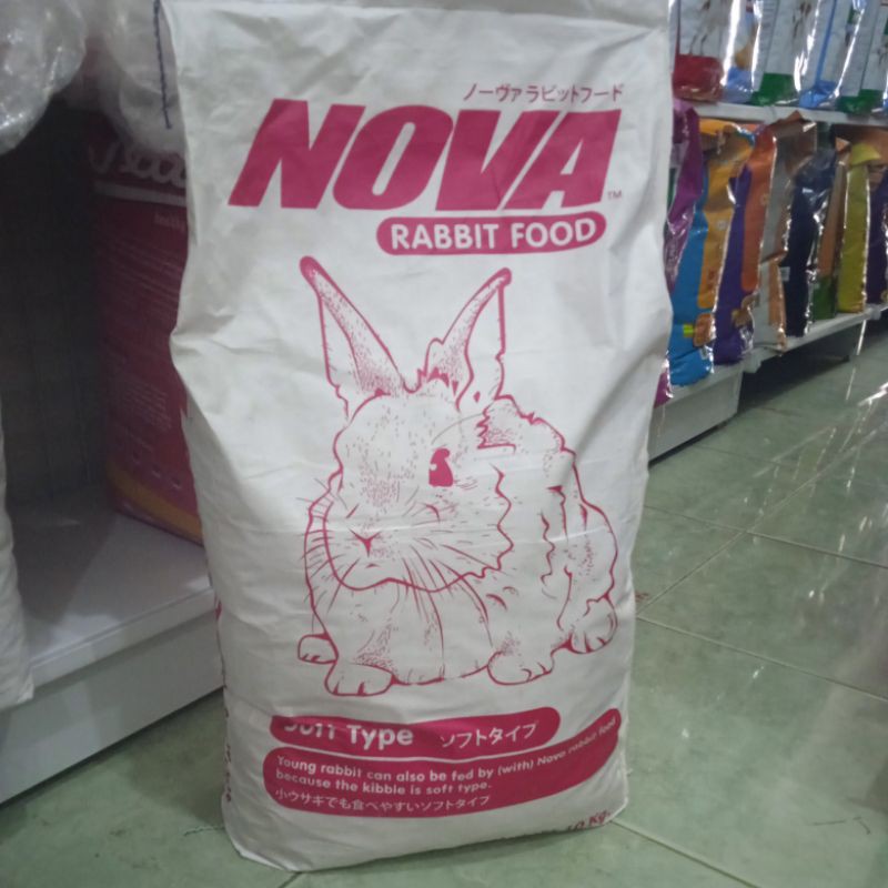 NOVA RABBIT FOOD 10KG - MAKANAN KELINCI