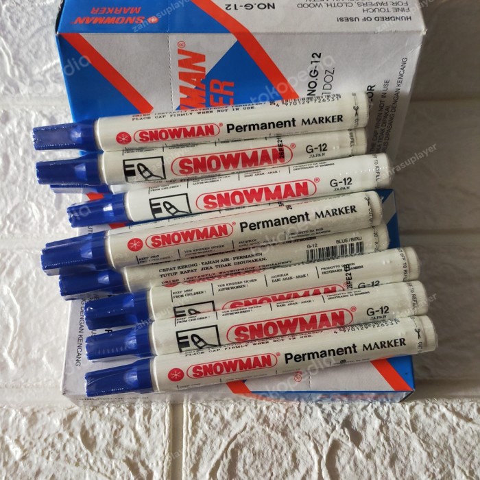 

Promo Bulan Ini Spidol Permanen Marker G 12 Biru Terlaris