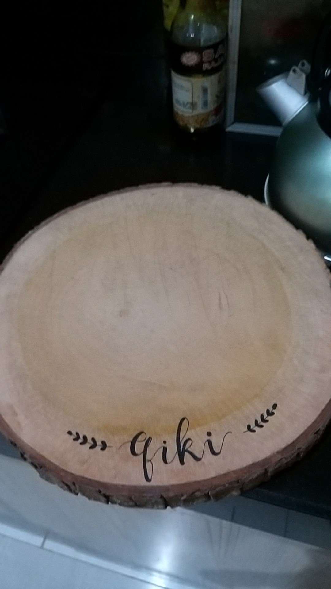 Wood Slice Diameter 28-30cm (wood Slice) Alas Mahar