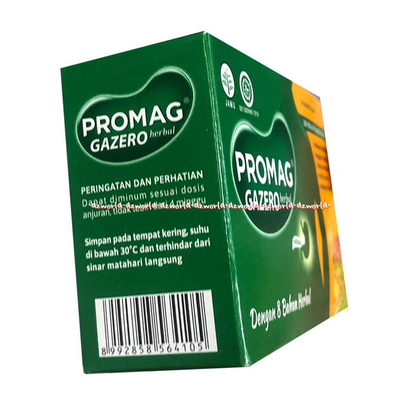 Promag Gazero Herbal 6Sachet Obat Herbal Cair Untuk Gangguan Lambung Pro Mag Sirup Cair