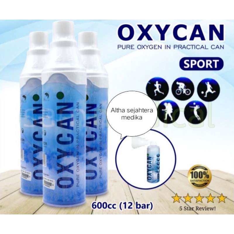 Oxycan Sport 600CC/ Oxican Sport botol biru 600CC