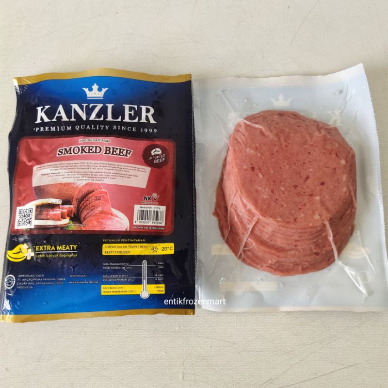 

Kanzler Smoked Beef / Daging Sapi Asap 250gr