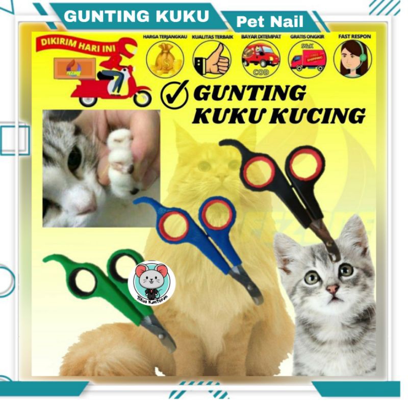 Gunting Kuku Kucing &amp; Anjing / Pet Nail Clipper / Gunting Kuku Anjing &amp; Kucing