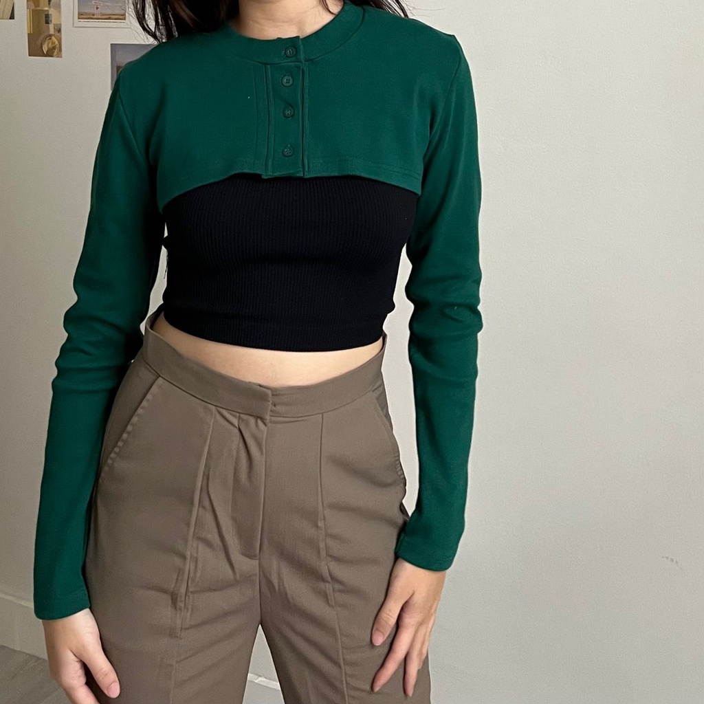 Zoe crop sweater | Aesthete yourlife