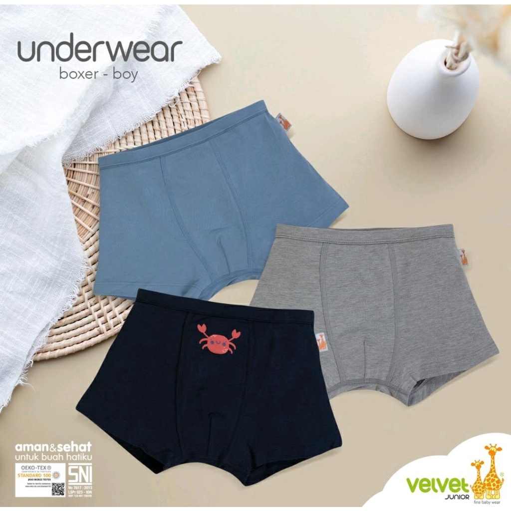 VELVET UNDERWEAR GIRL &amp; BOY / CELANA DALAM ANAK