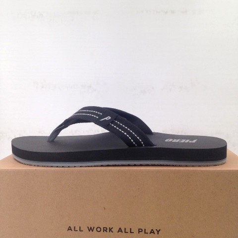 Sandal Piero Altic Black Grey P80061 Original BNIB