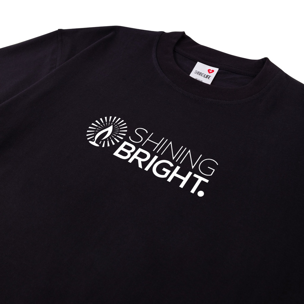 Tshirt Baju Kaos Distro Shining Bright Vibrant OG / Kaos Distro Pria Wanita