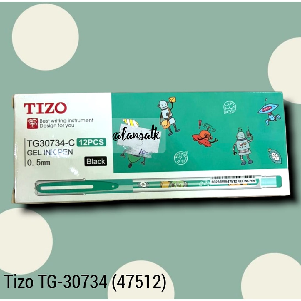 

PULPEN TIZO TG-30734 ballpoint fancy pulpen karakter