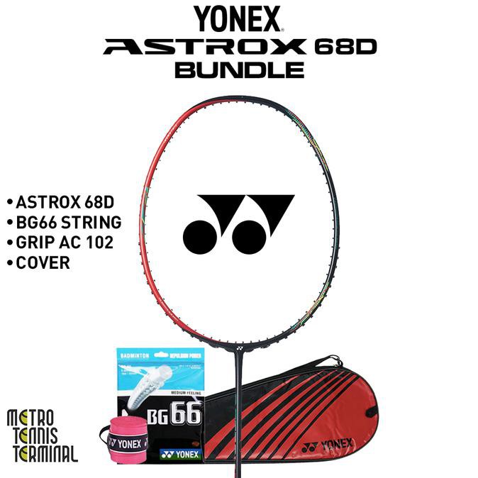 Yonex Astrox 68 D Bundle ( Raket Badminton )