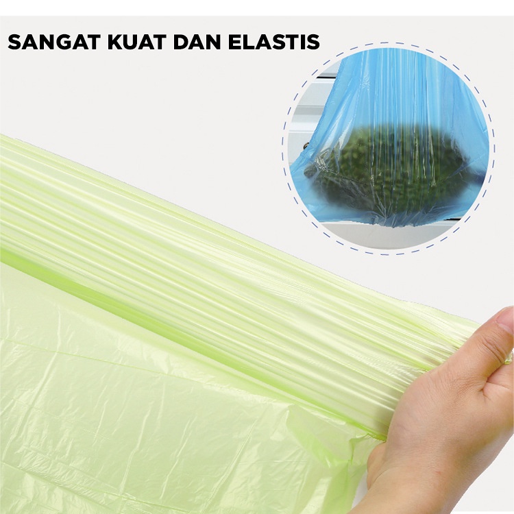 KANTONG PLASTIK SAMPAH DENGAN TALI BANYAK VARIAN WARNA / KANTONG SAMPAH SERBAGUNA WARNA