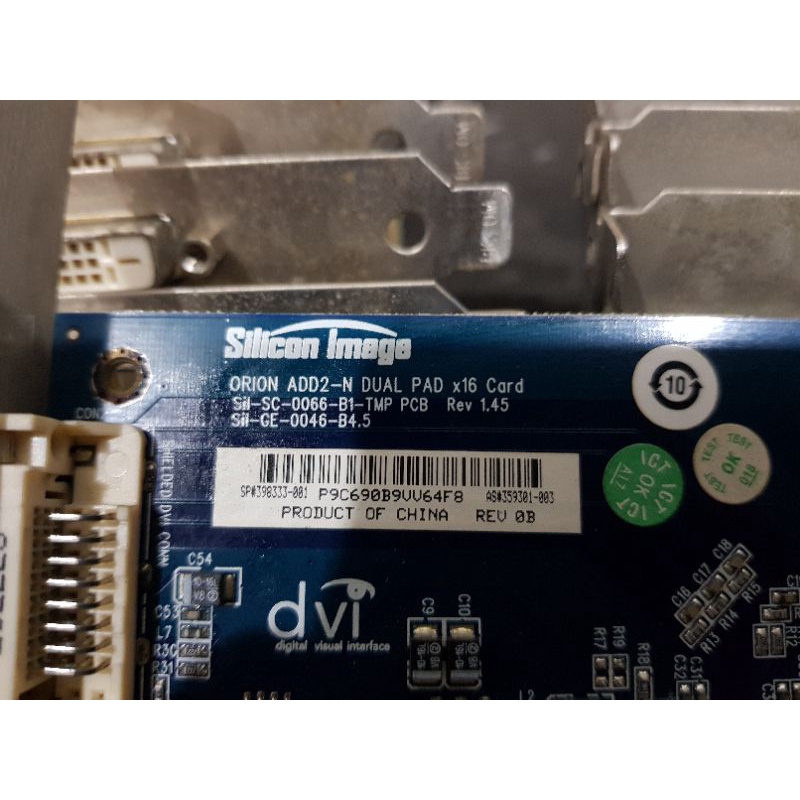 DVI CARD SILICON IMAGE ORION ADD2N DUAL PCIE x16