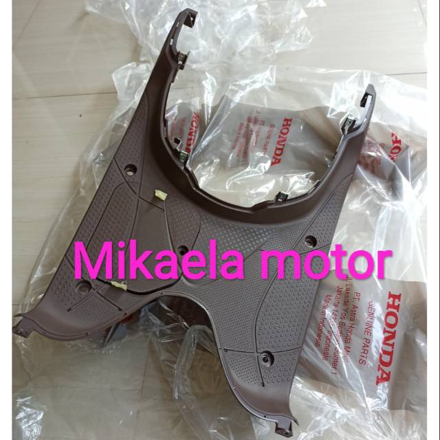 bordes pijakan kaki step floor A40ZA scoopy 2015 2016 esp stater halus coklat