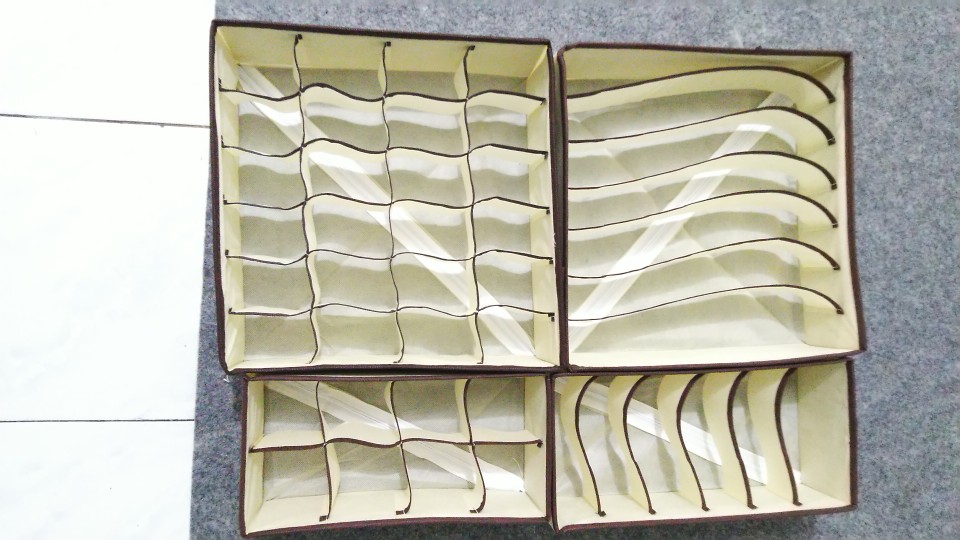 [4in1] Underwear Storage Box | Tempat Penyimpanan Pakaian Dalam