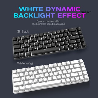 Rk855 Keyboard Mekanik Wireless 68 Tombol  Dual Mode Warna  