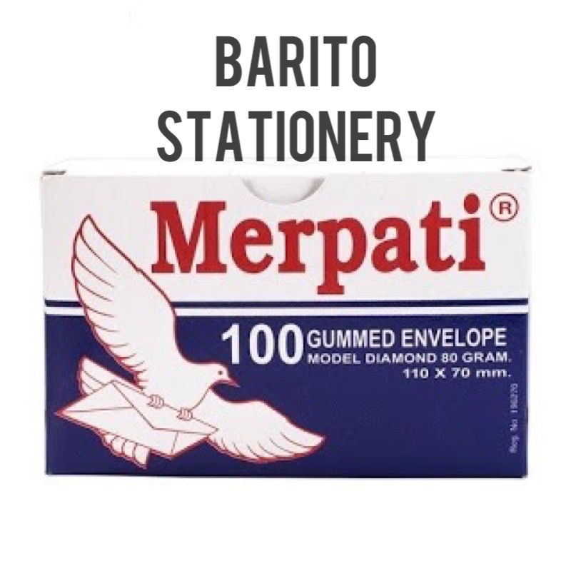 

Amplop merpati kecil Amplop putih kecil [1Pack=100lbr]