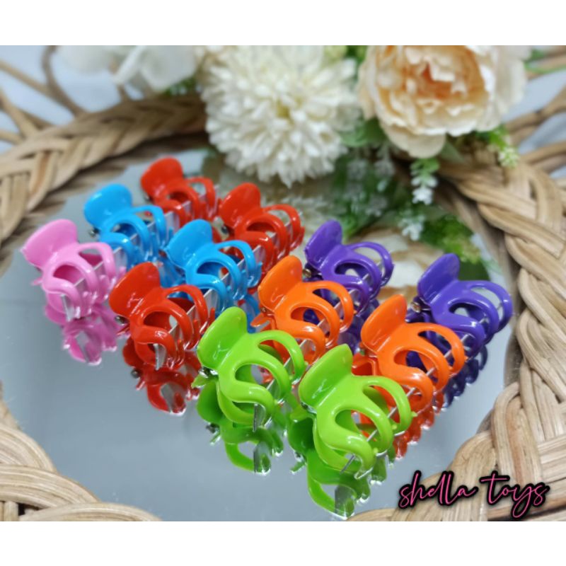 JEDAY RAMBUT MINI/JEPIT PONI 2CM ISI 12PCS