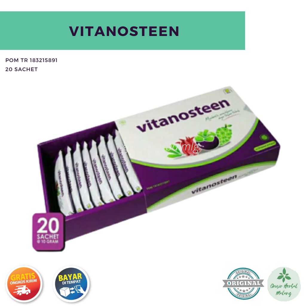 

Vitanosteen Minuman Herbal Extrac Manggis, Mengkudu & Sirsak 20 Sachet