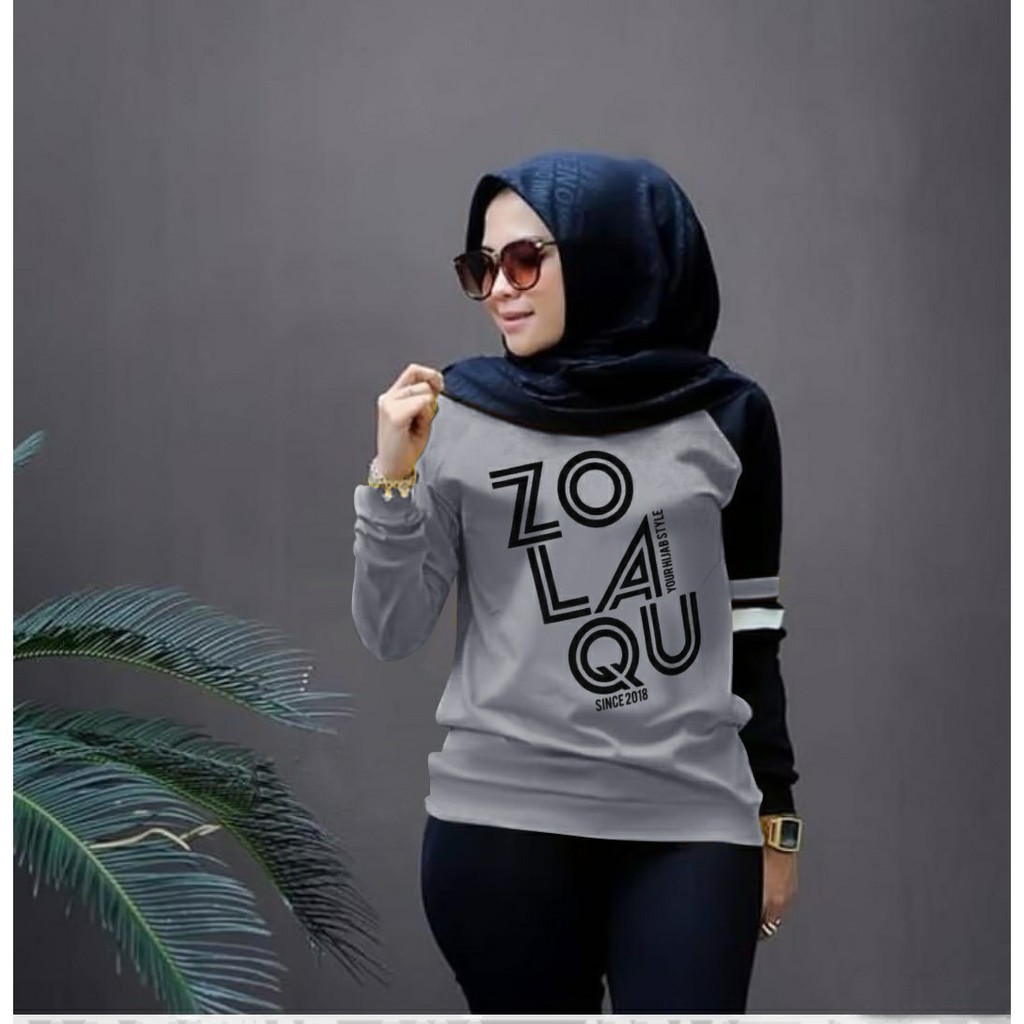 COOLS_35.BAJU ZOLAQ TERBARU-KAOS DISTRO WANITA LENGAN PANJANG KEREN KEKINIAN-BAJU CEWEK TERLARIS