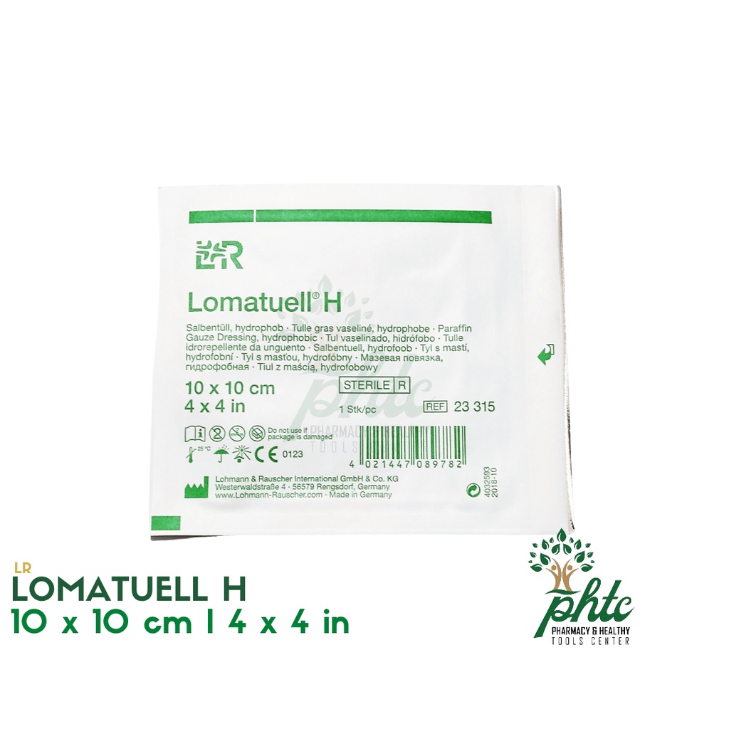 Lomatuell l Sofratulle 10x10cm 1 pcs l Parrafin Gauze Dressing Lomatulle