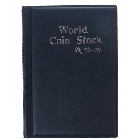 World Coin Stock Dompet Album Koleksi Koin 120 Slot