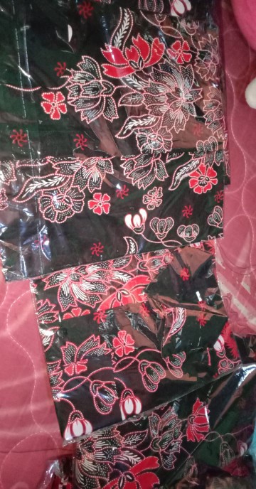 Couple Batik Ayah Ibu Termurah Batik Couple Keluarga Sania Ruffle Ori Ndoro Jowi Dnt