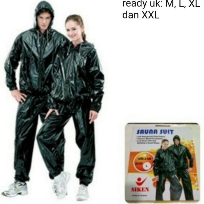Sauna Suit Siken Jaket Sauna Jaket Olahraga