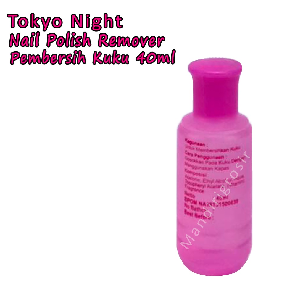 Nail polish remover *Tokyo night * with vitamin high quality *40 ml