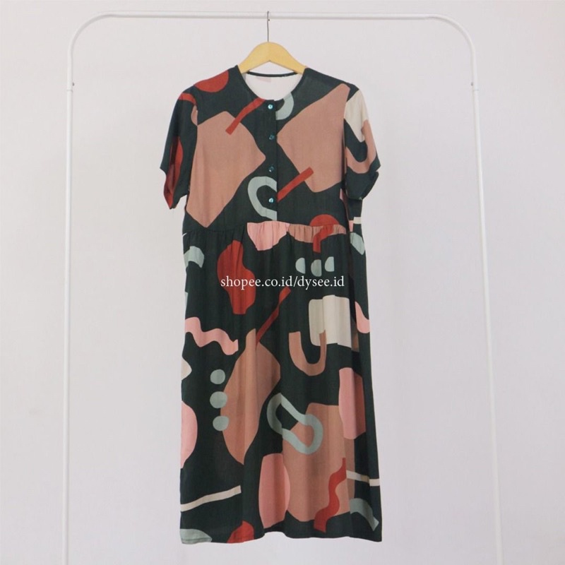 (KATLEEN) HOMEDRESS RAYON BUSUI FRIENDLY SLEEPWEAR COTTON RAYON-Fent