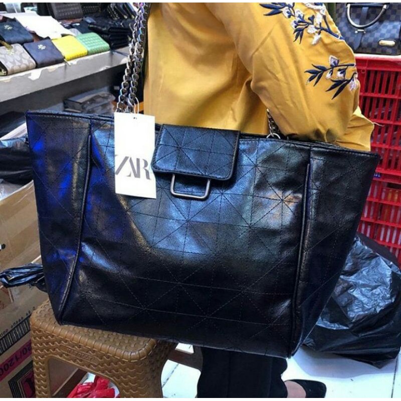 [COD] ZARA TOTTE UKURAN BESAR FREE PAPERBAG