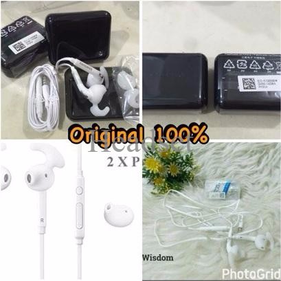 headset-earphone-handsfree SAMSUNG S7 EDGE -S7EDGE ORIGINAL 100persen ,  Headset