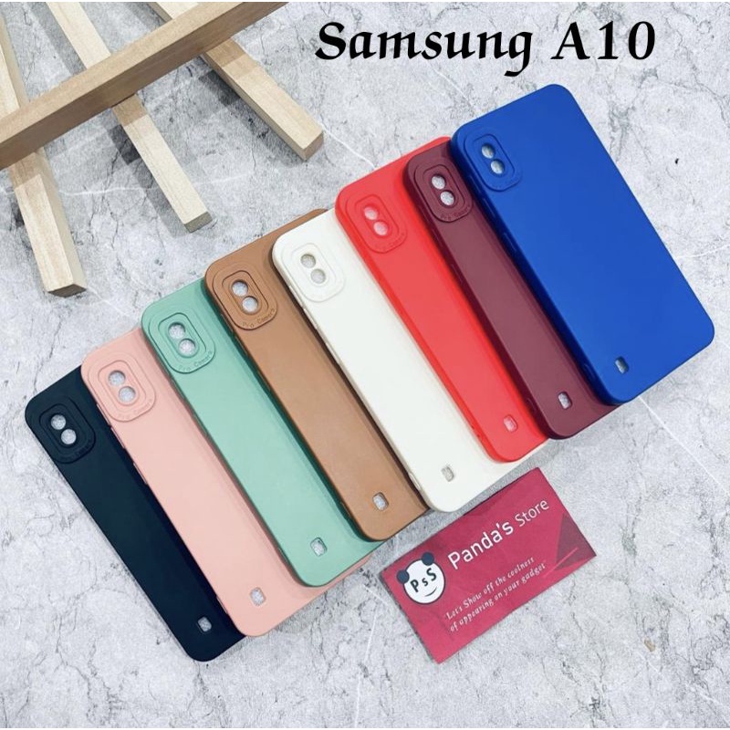 Softcase Pro Camera Samsung A10 Candy Case Full Color 3D Silikon TPU