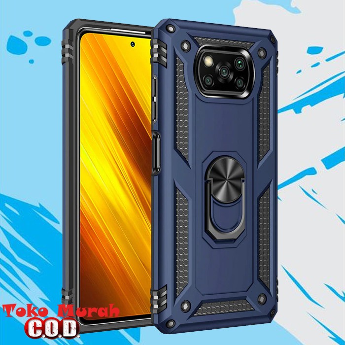 Premium Armor Case Xiaomi POCO X3 NFC- Casing POCO X3 NFC Case