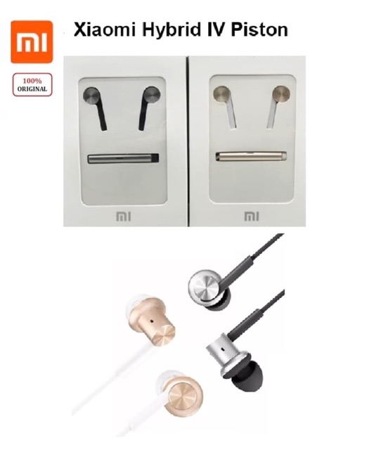 Headset Xiaomi Piston 4 Original 100% Earphone Handsfree Xiaomi Piston 4 Pro