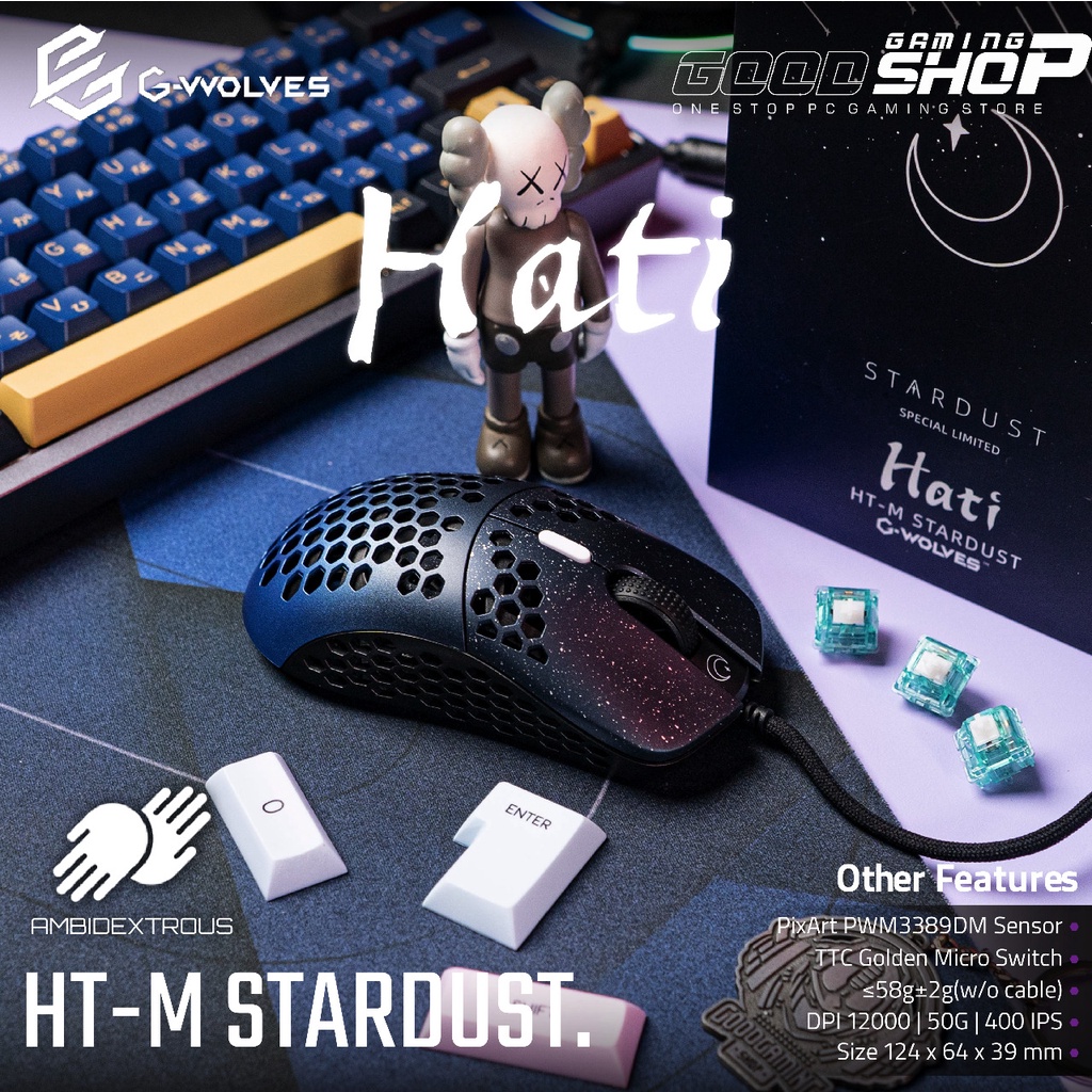 Gwolves Hati HTM Stardust - Gaming Mouse