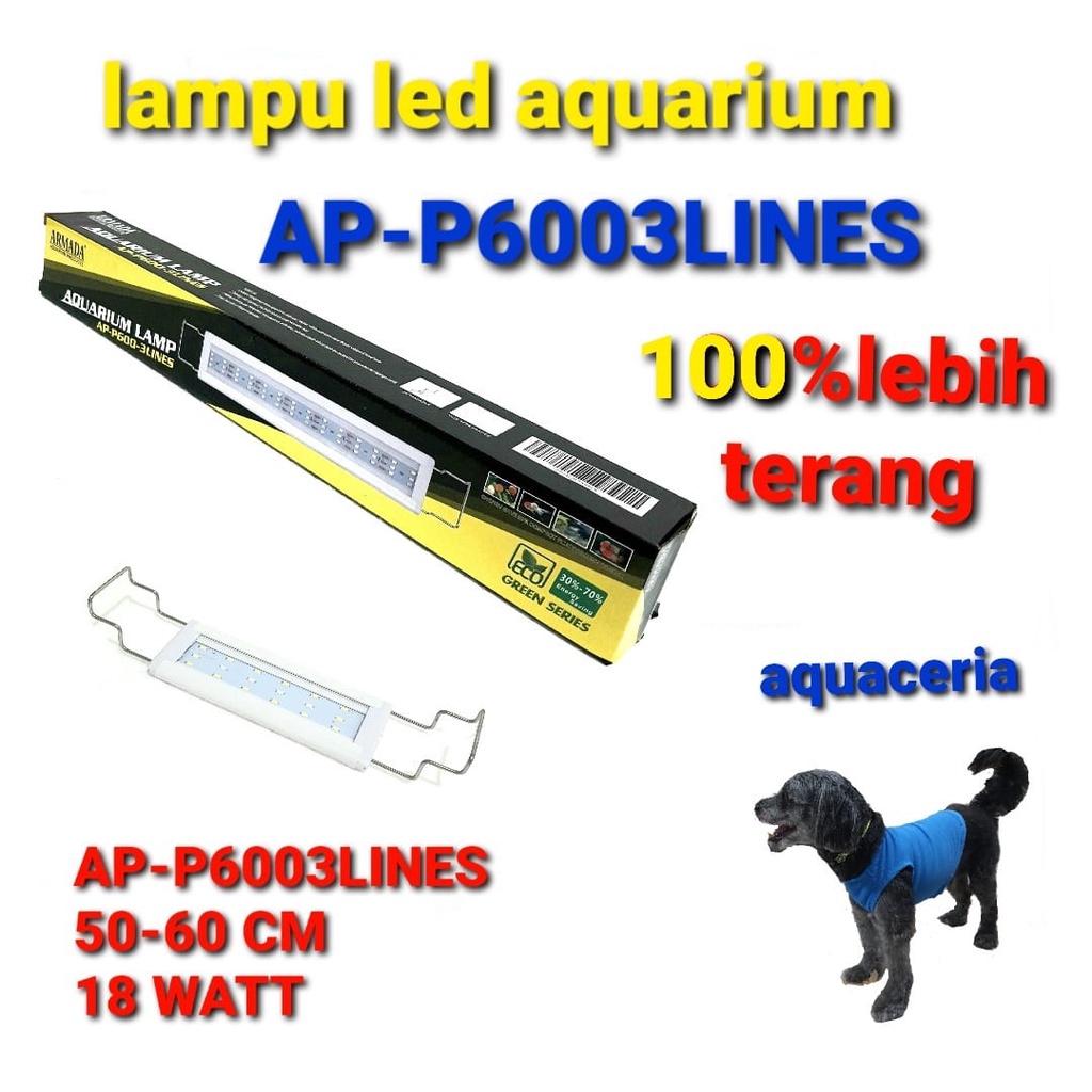 lampu aquarium lampu led aquarium armada AP-P6003LINES TERMURAH