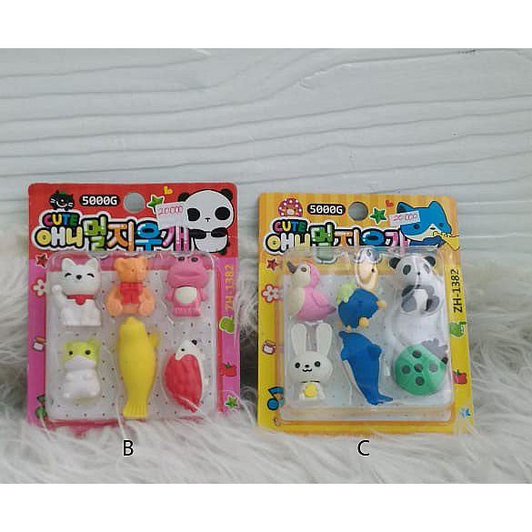 

Penghapus ERASER COLLECTION TIPE B,C ATK026BC-010