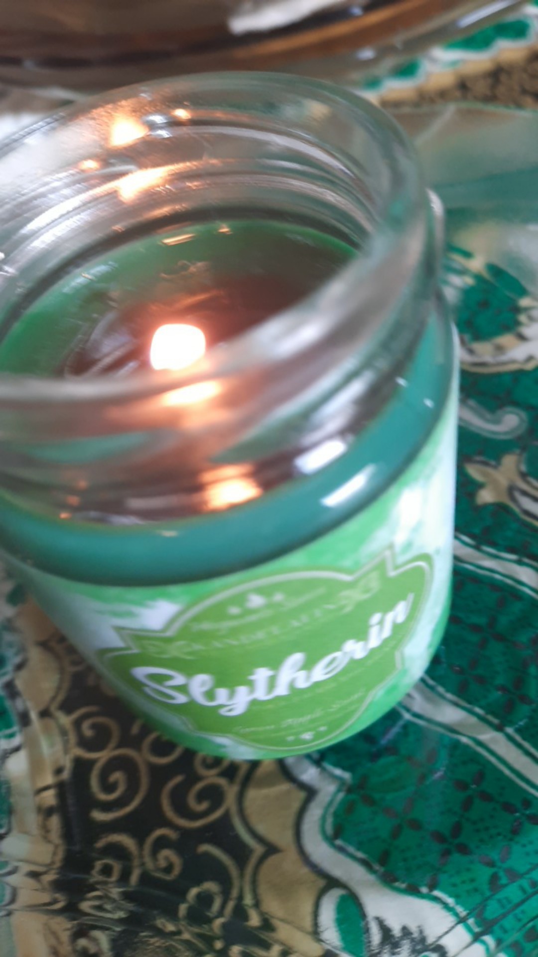 Slytherin 4oz Soy Lilin Aromaterapi / 100%soy Wax