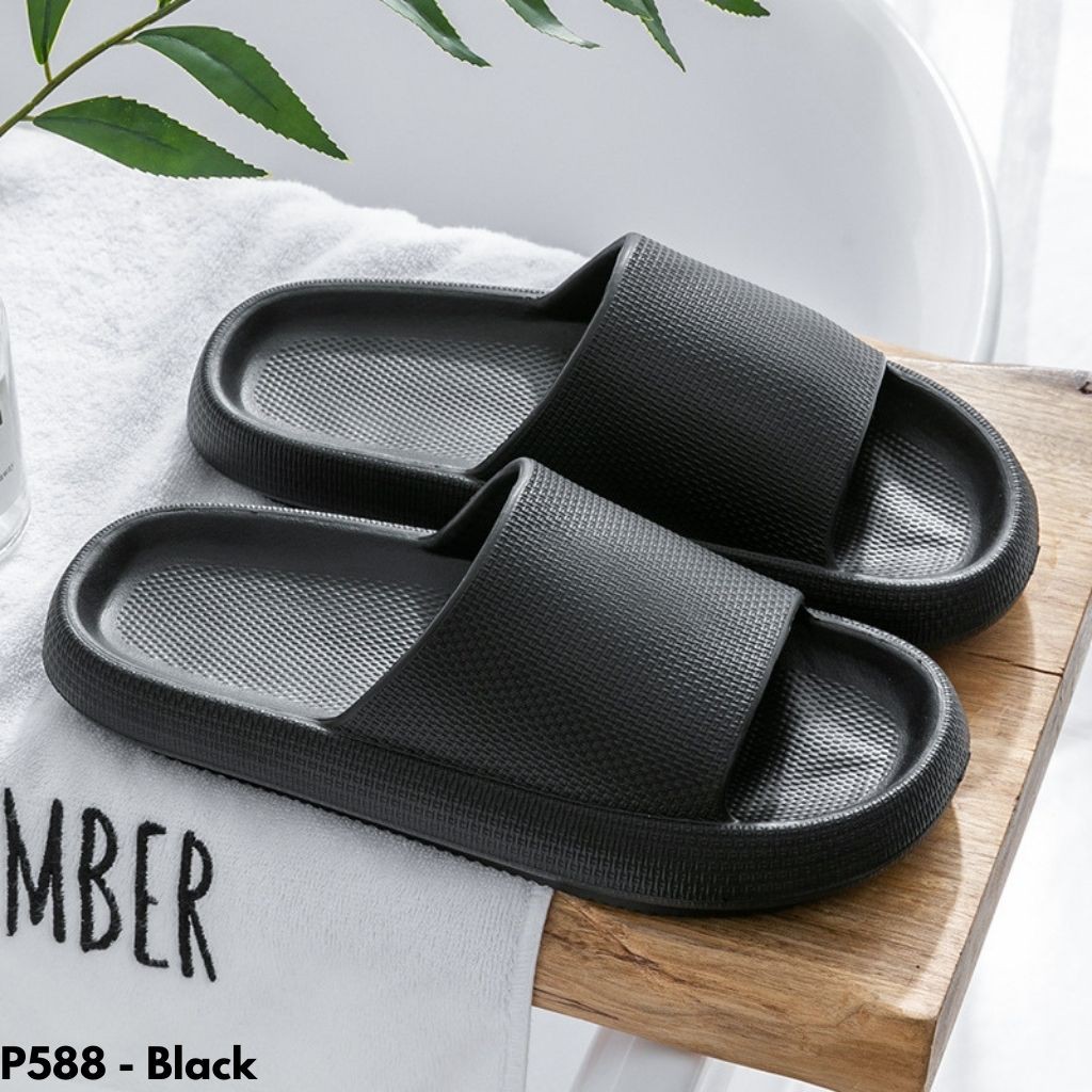 SANDAL UNISEX RUBBER PRIA DAN WANITA ANTI SLIP RINGAN NYAMAN KUALITAS IMPORT P588