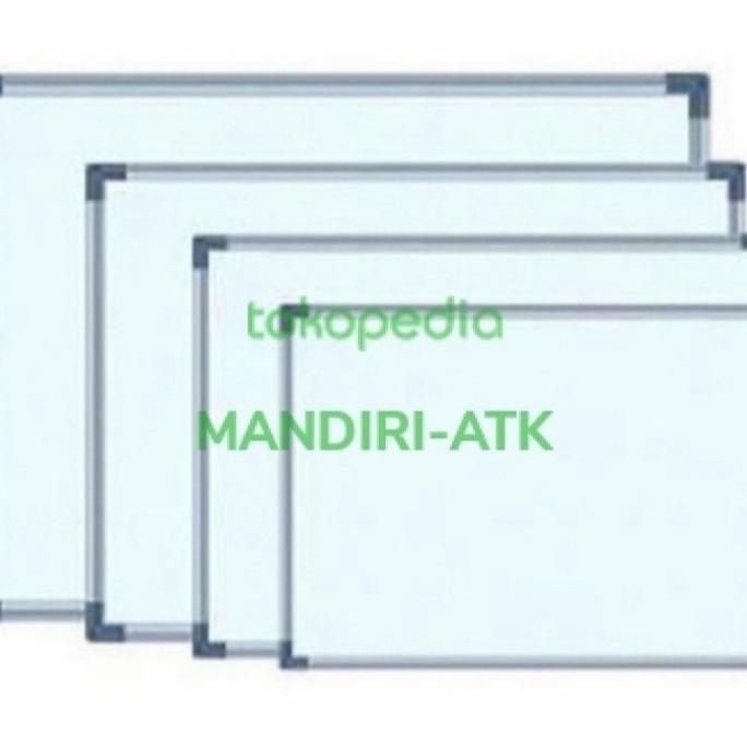 

~~~~~] PAPAN TULIS WHITE BOARD UKURAN 40 x 60 [ BOLAK-BALIK ]