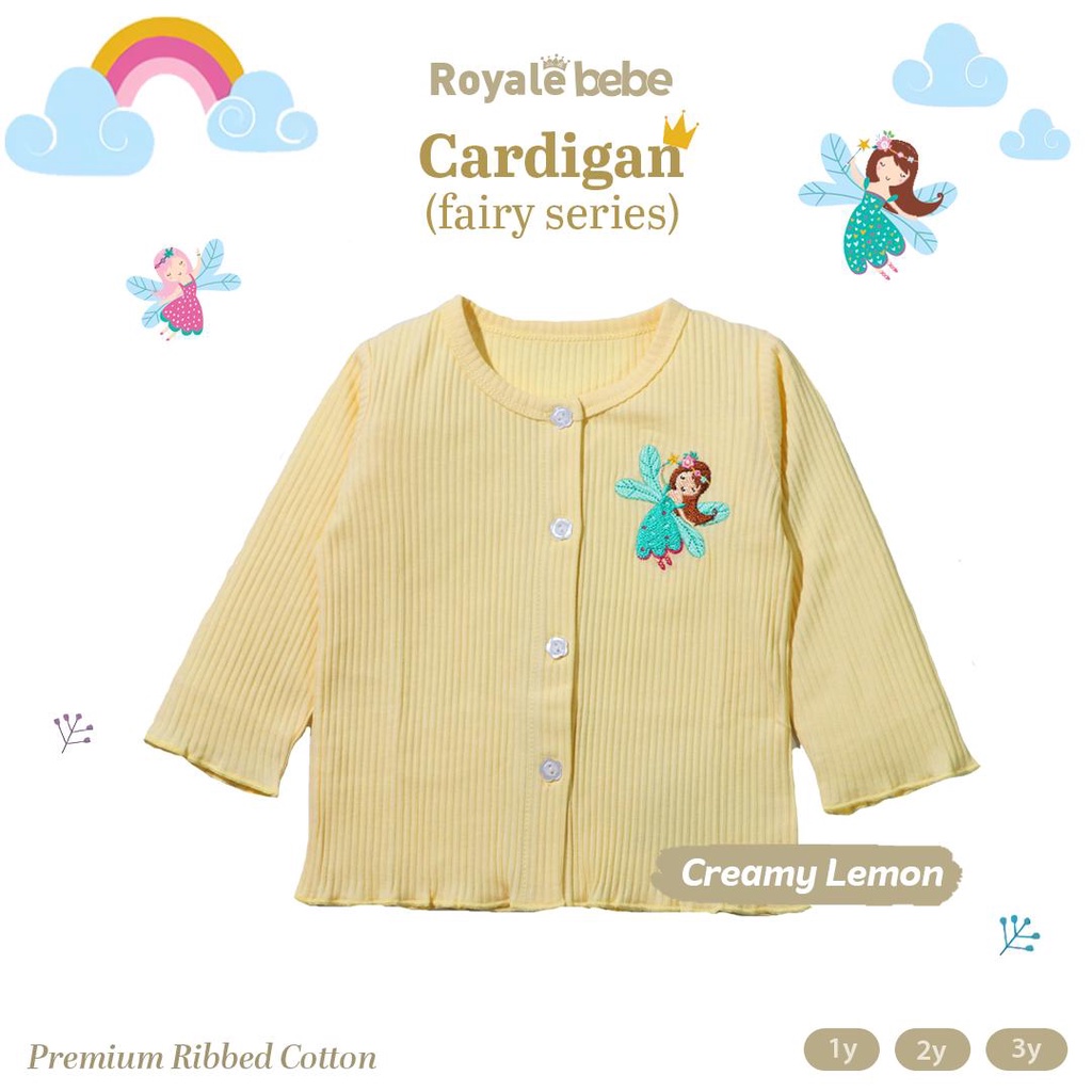 ROYALE BEBE FAIRY SERIES CARDIGAN ANAK PEREMPUAN JAKET ANAK JAKET BAYI SWEATER ANAK 1-3 thn