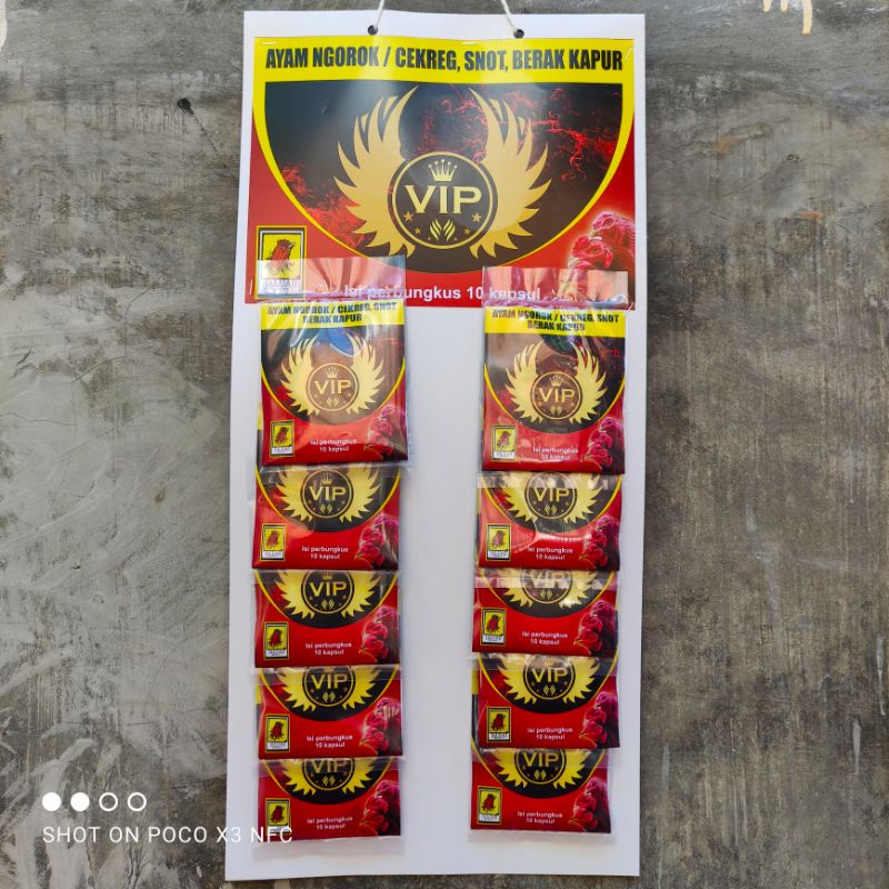 JALU AJI  VIP - untuk ayam ngorok, snot